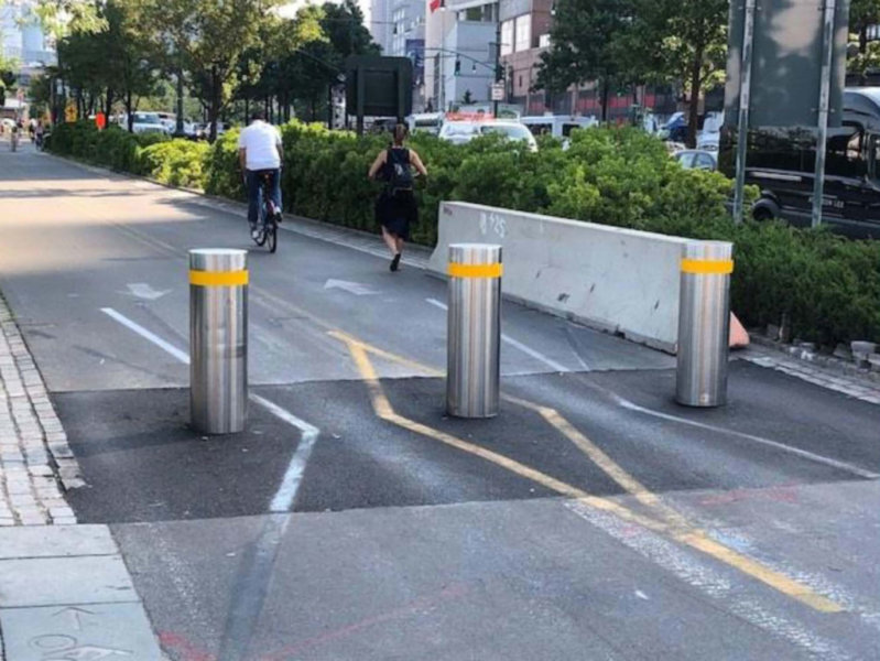 Driveway Bollards for the safety of personal vehicles or property